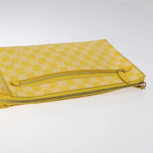 LOUIS VUITTON Damier Color Module Clutch Bag Mimosa N41311 LV Auth 123486 - Picture 7 of 16